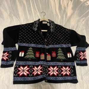 Northcrest Holiday Cardigan Sweater